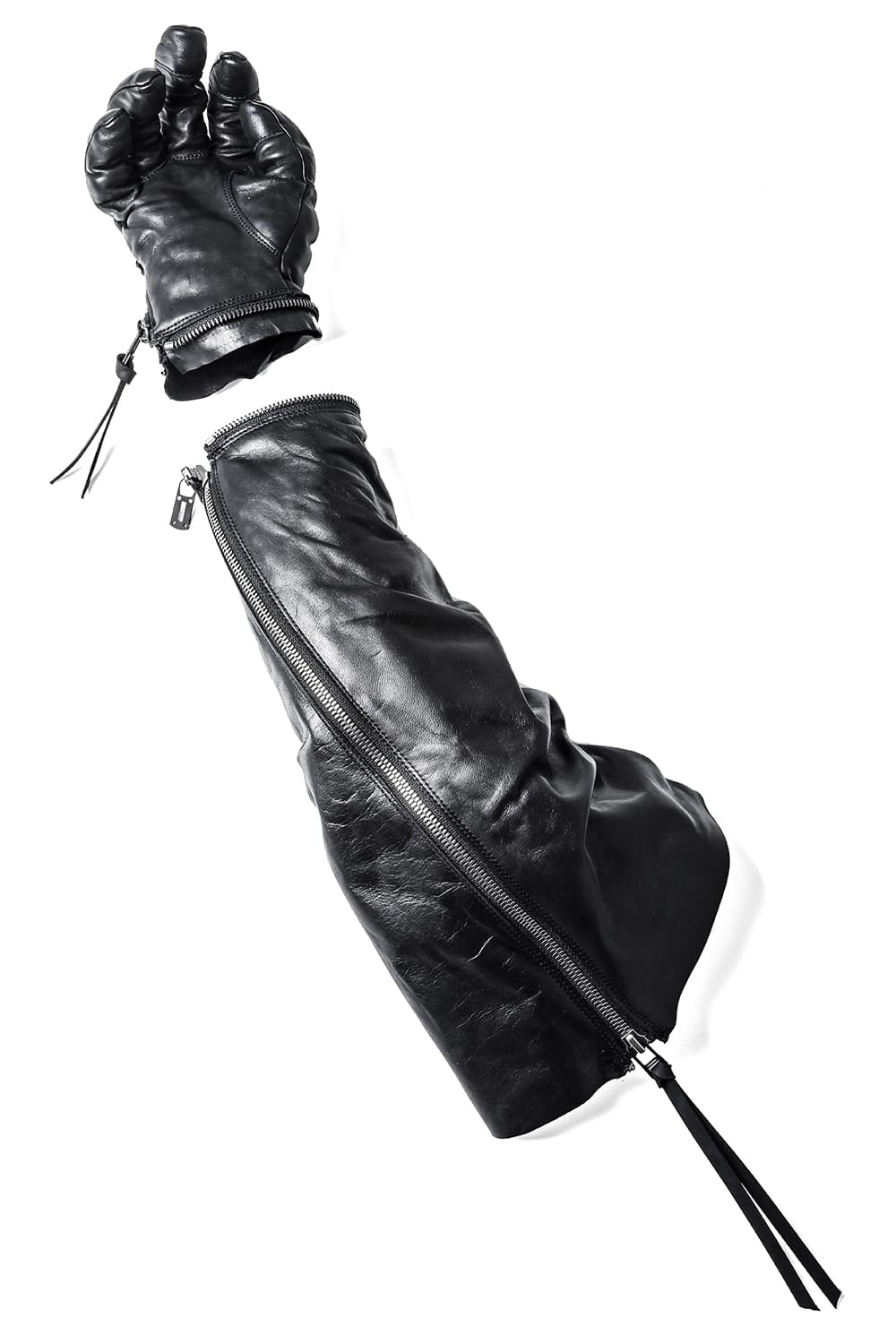 The Viridi-anne Collaboration Horse Leather Long Gloves