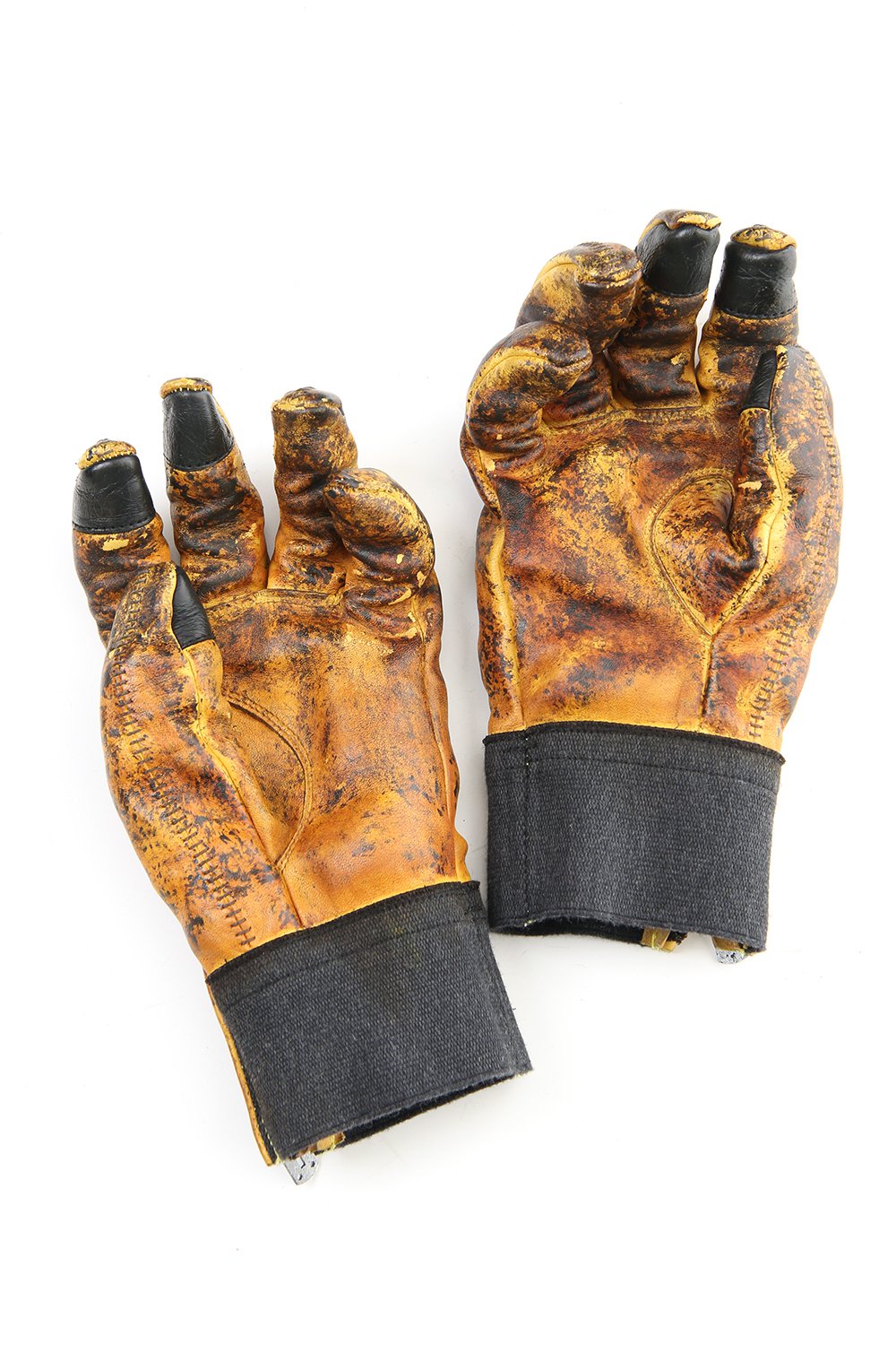Dusty leaf Horse leather Over lock gloves Yellow