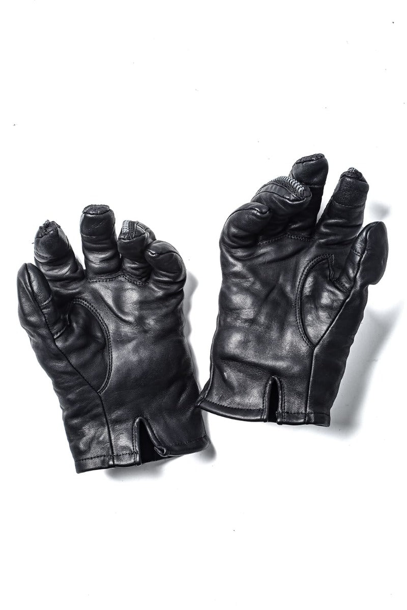 Horse Leather Split Zip Glove