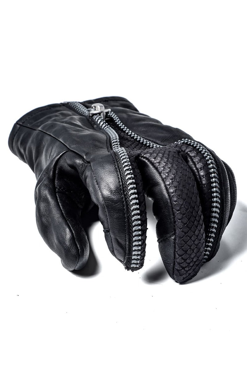 Horse Leather Split Zip Glove