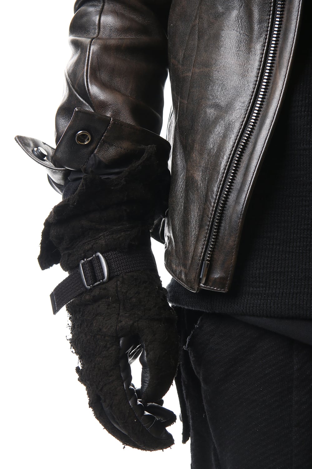 Destroy Deer skin Long gloves