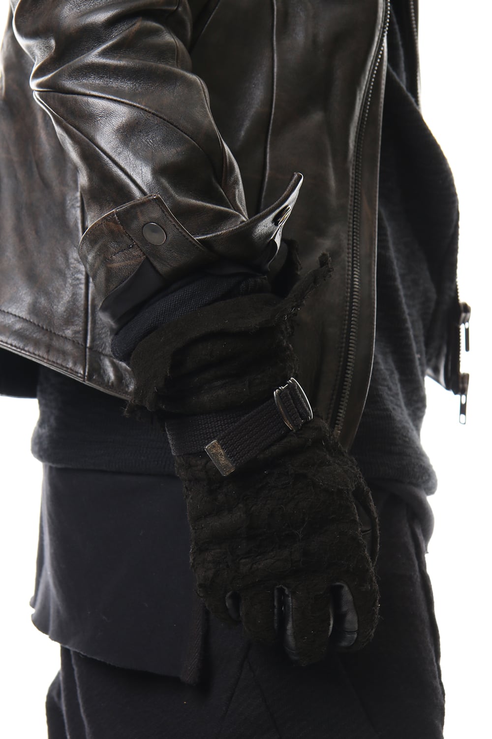 Destroy Deer skin Long gloves