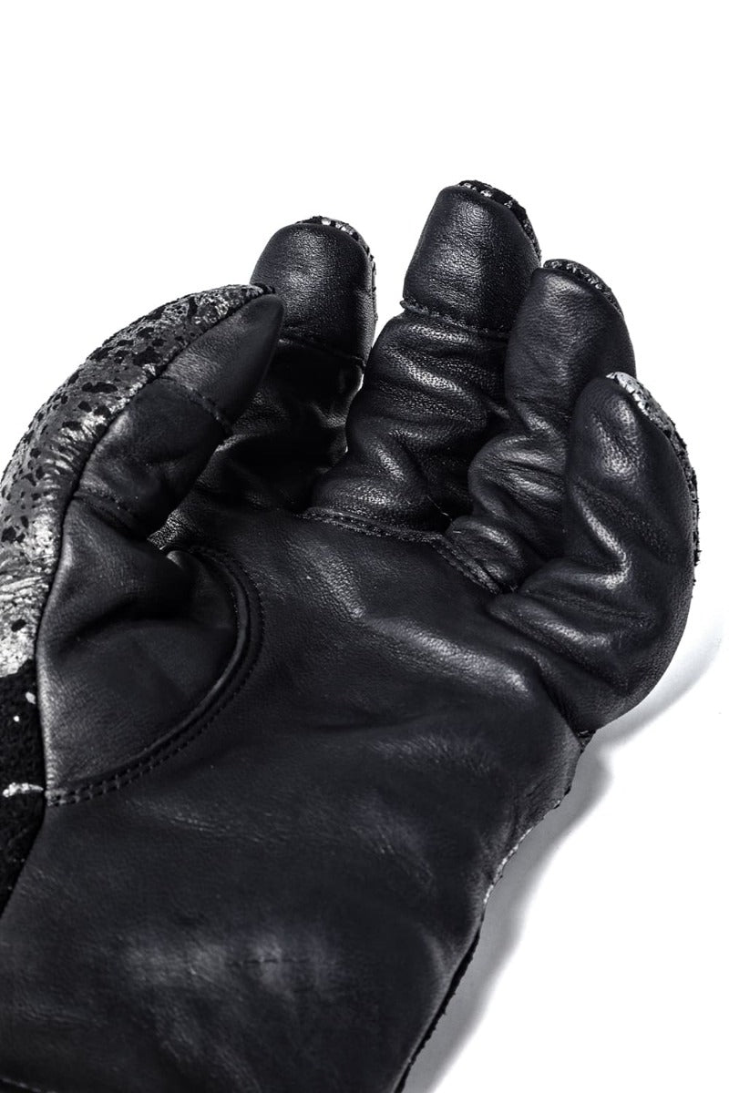 Horse Leather SCAB Print Glove Gunmetal