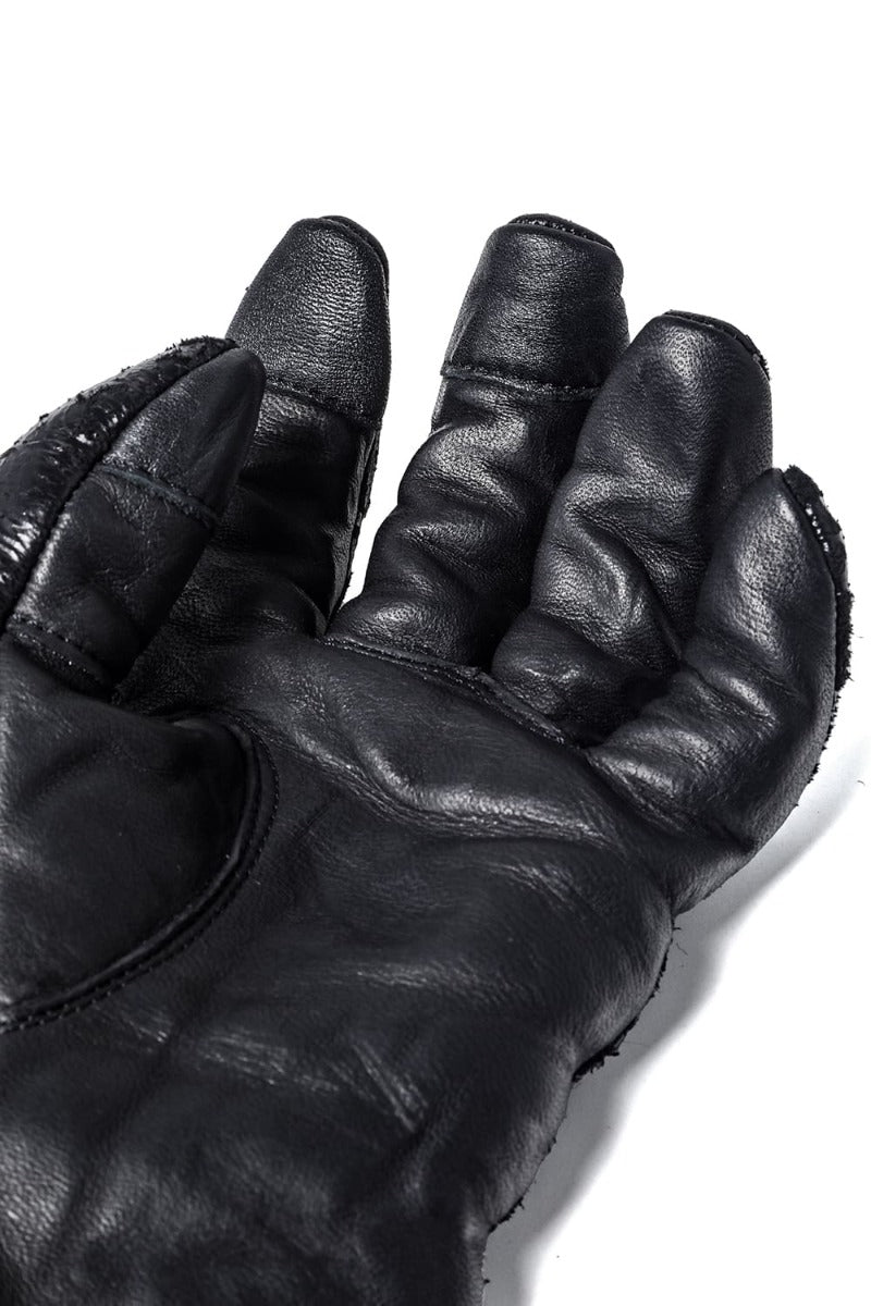 Horse Leather SCAB Print Glove Black