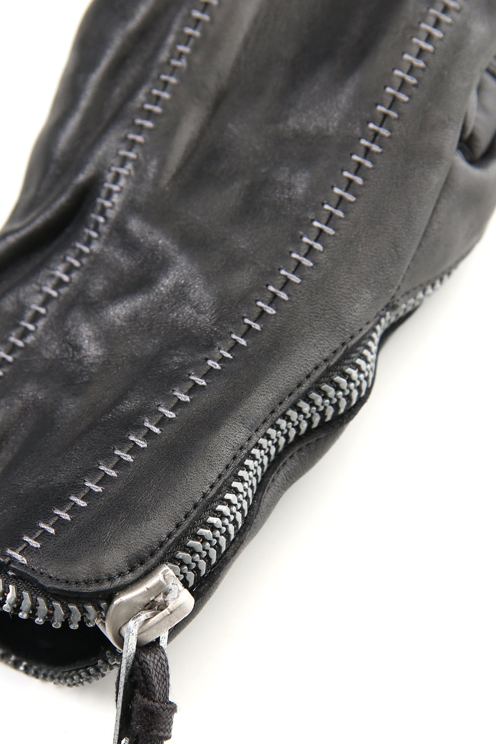 Horse Leather Zip Glove