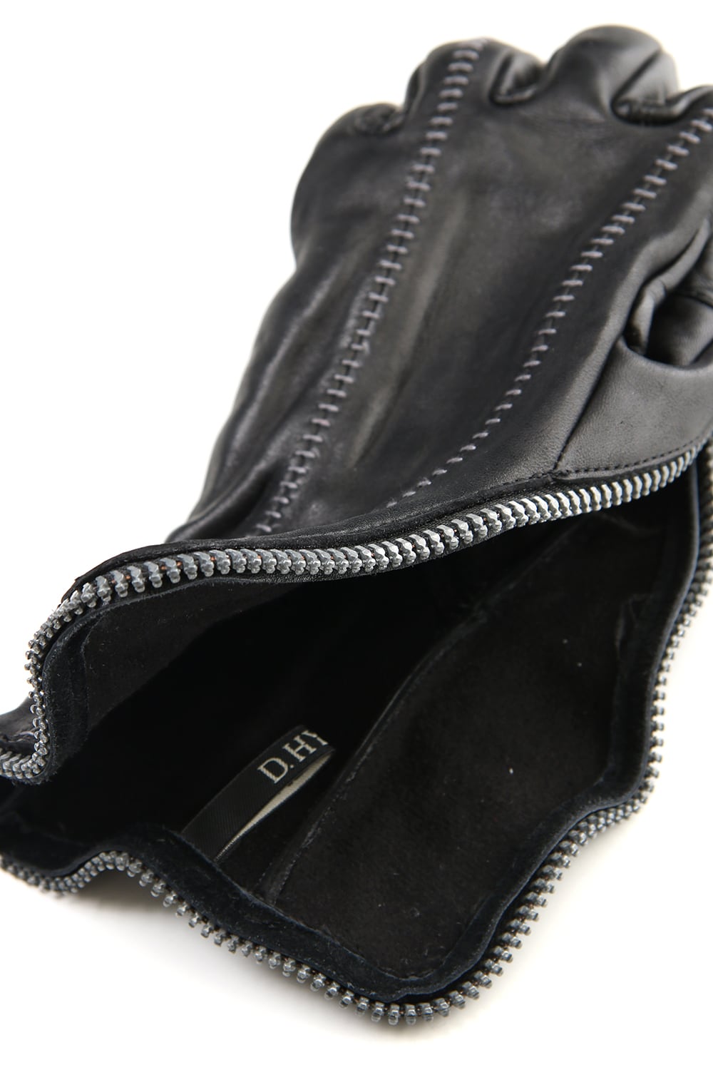 Horse Leather Zip Glove
