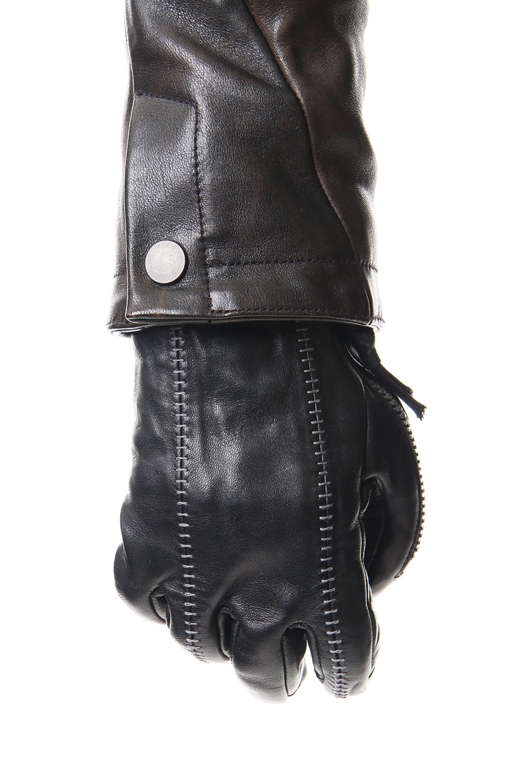 Horse Leather Zip Glove