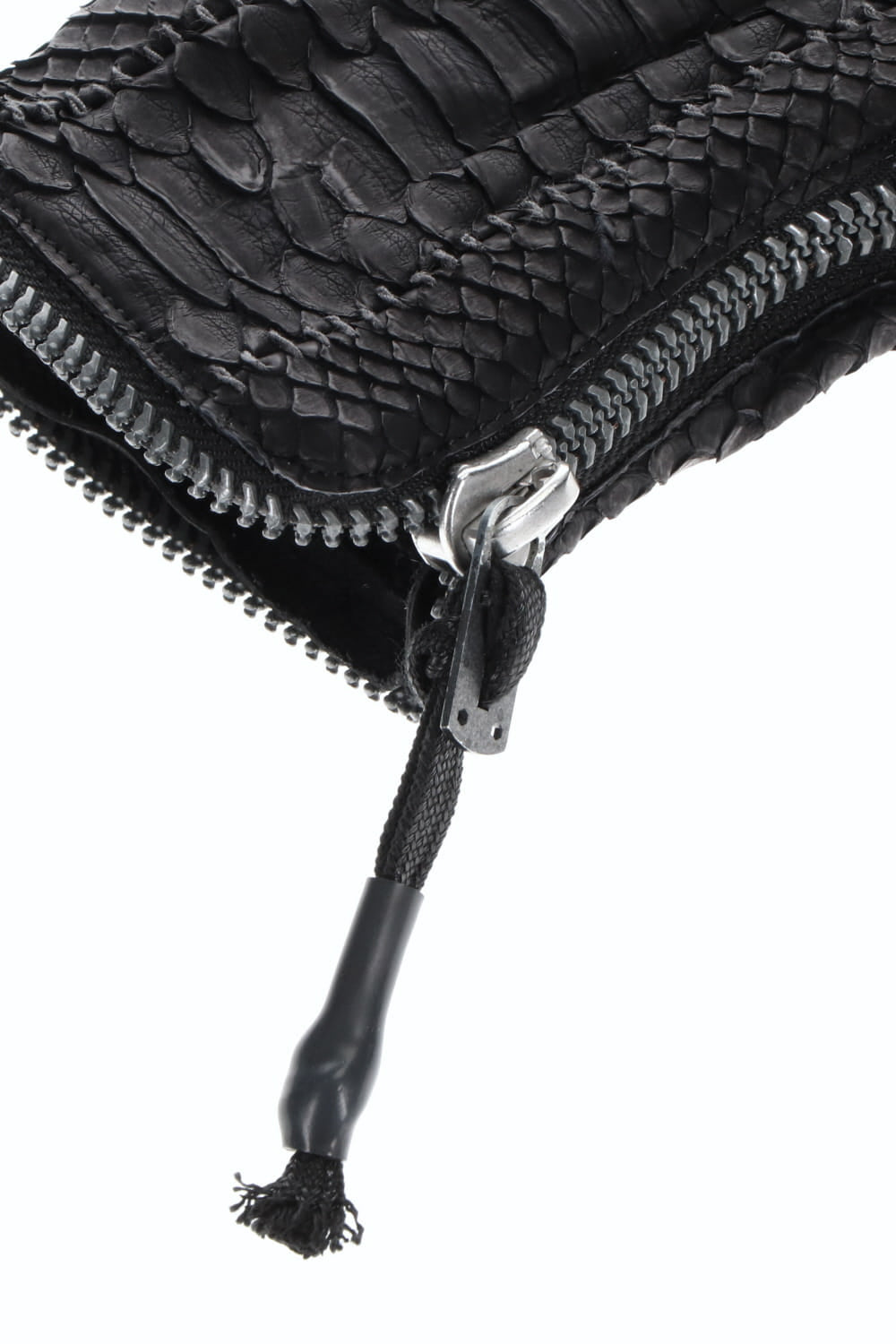 Python×Horse Leather Zip Glove