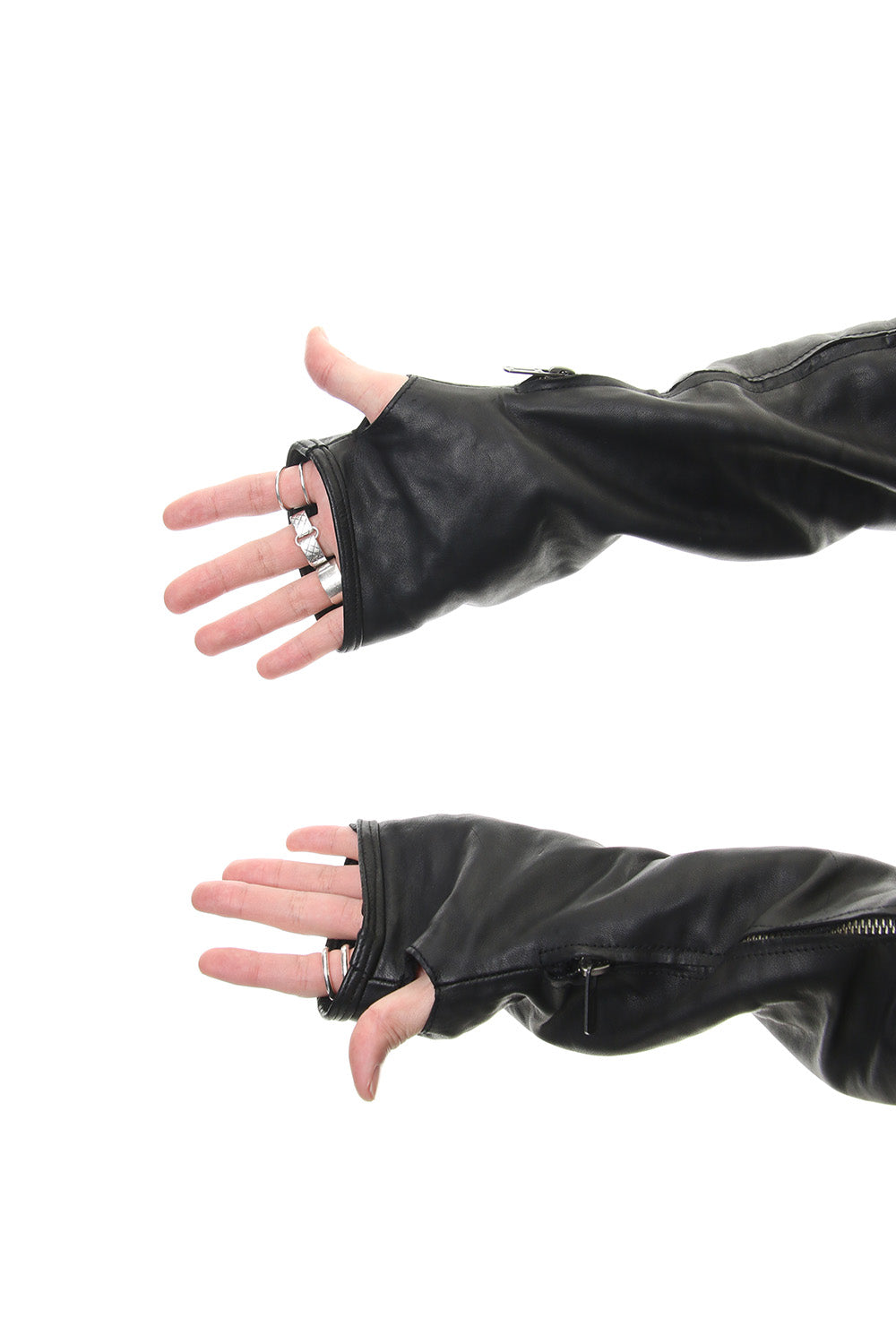 Horse Leather Sleeve Attached Back Pack - ST109-0019A