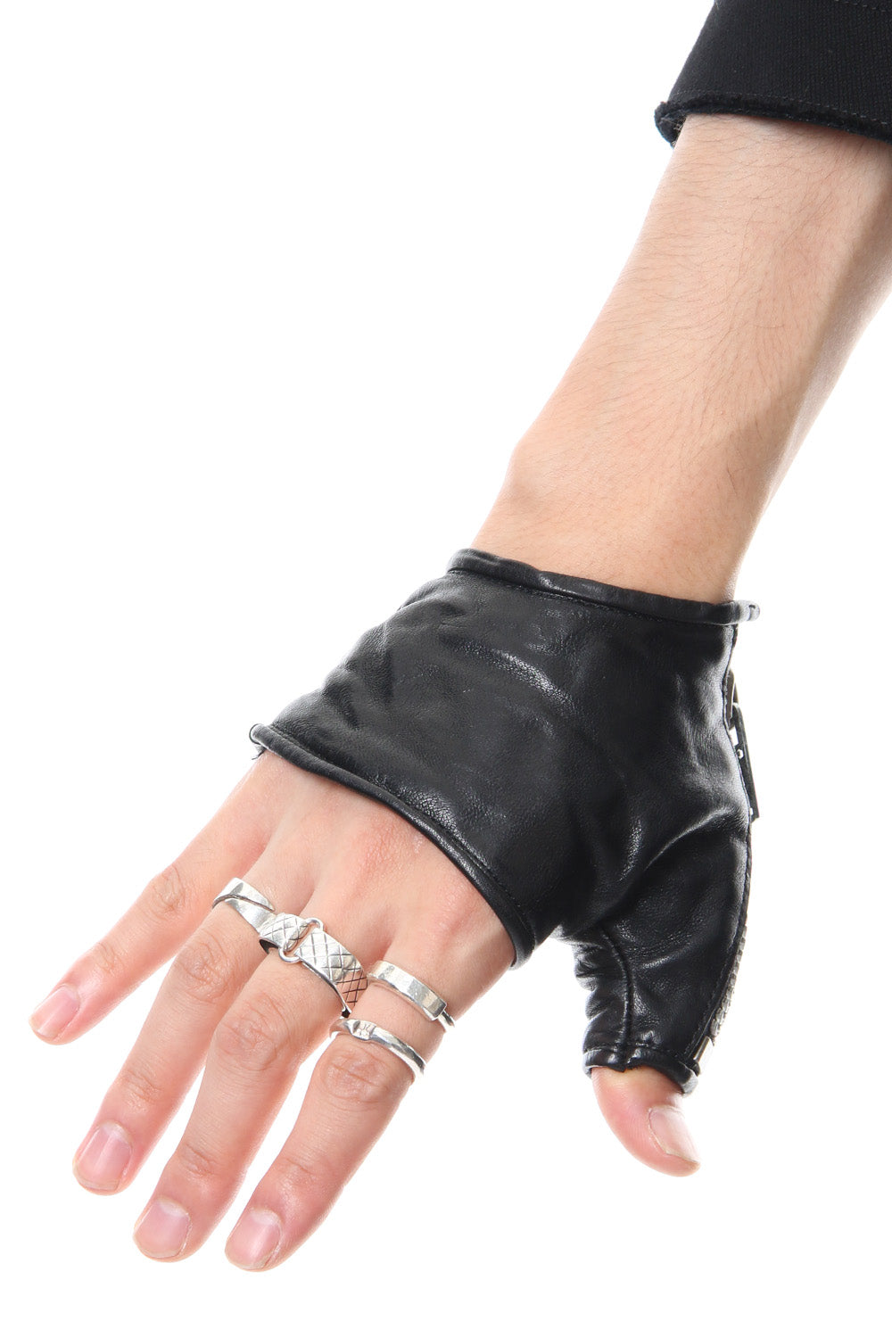 Horse leather backhand leather glove - ST109-0029S