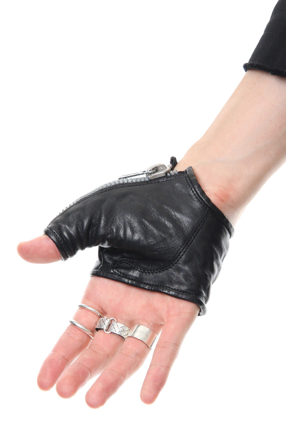 Horse leather backhand leather glove - ST109-0029S