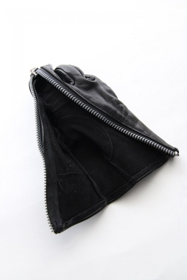 Horse Leather Zip Gloves - DG-0121A