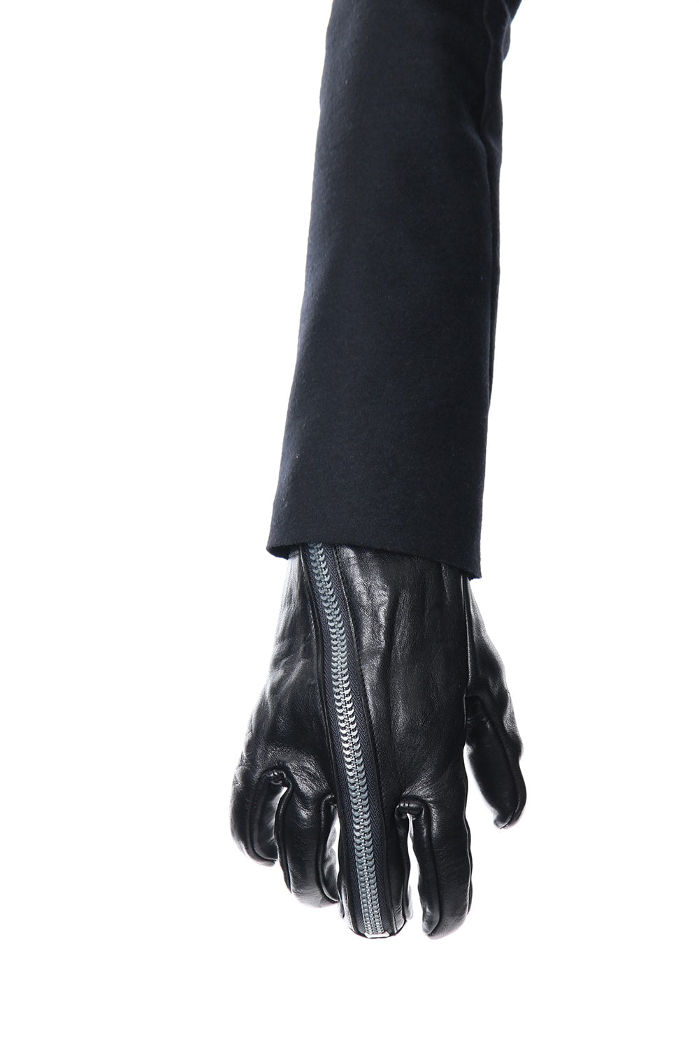 Horse Leather Zip Gloves