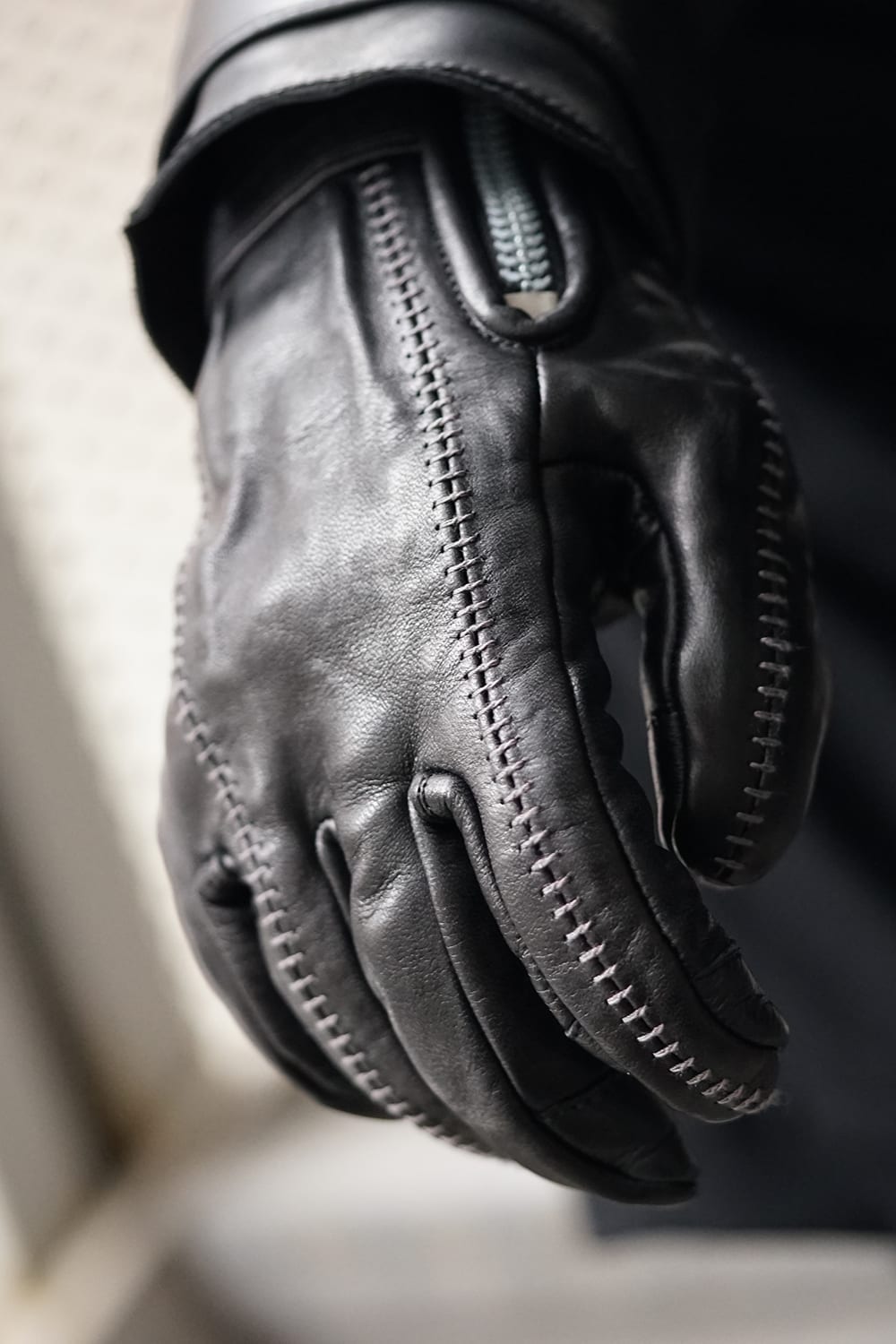 Horse leather over lock glove