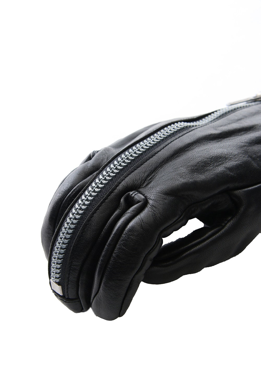 Horse Leather Zip Gloves