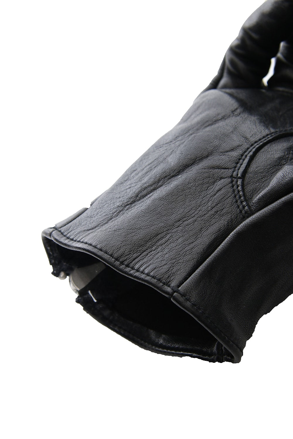 Horse Leather Zip Gloves