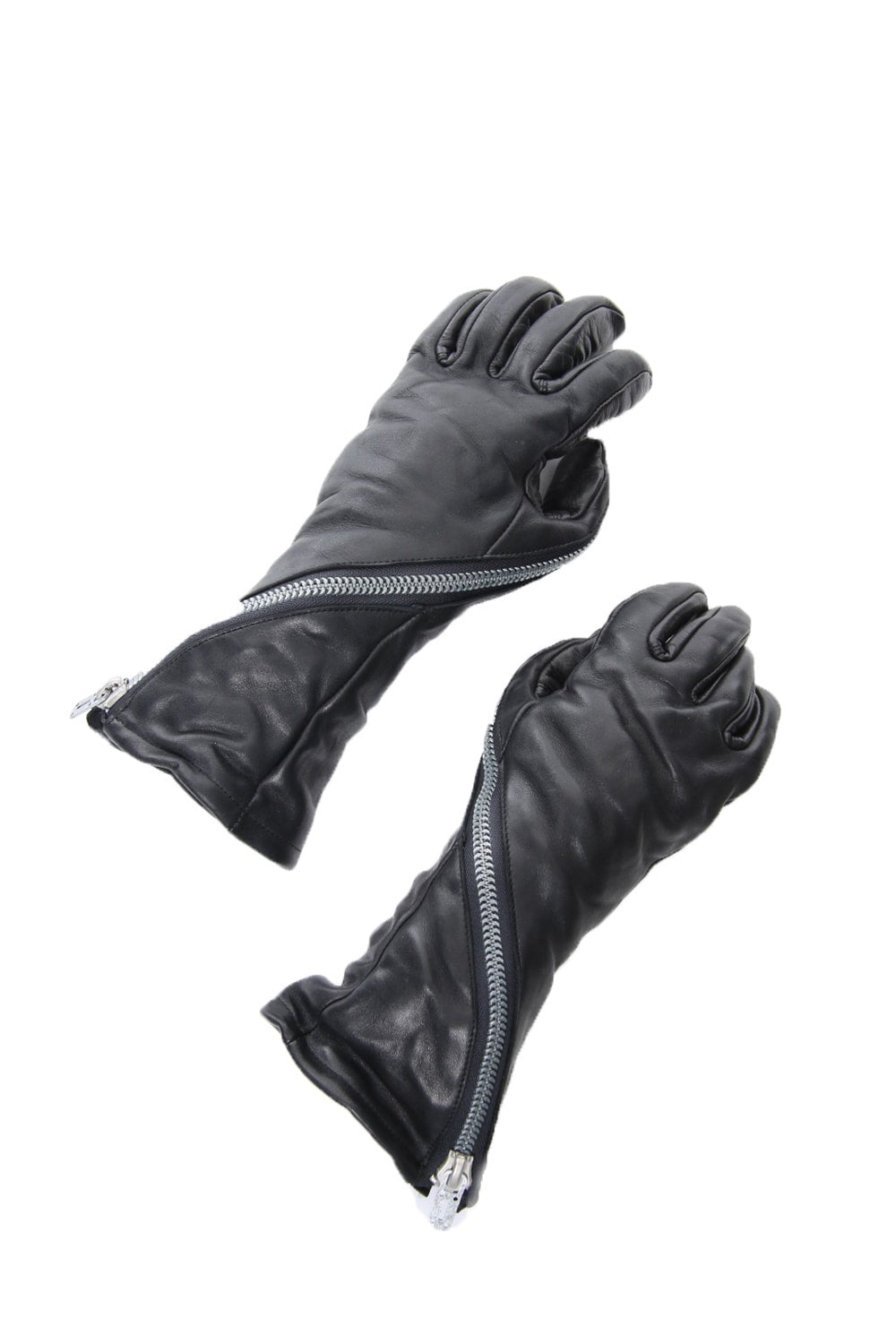ホースレザー ジップ ロンググローブ