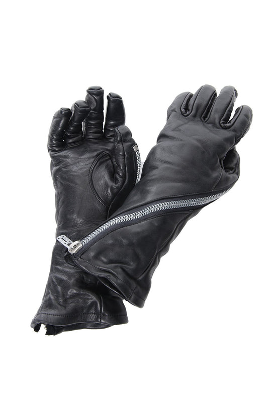 Horse Leather Zip Long Glove