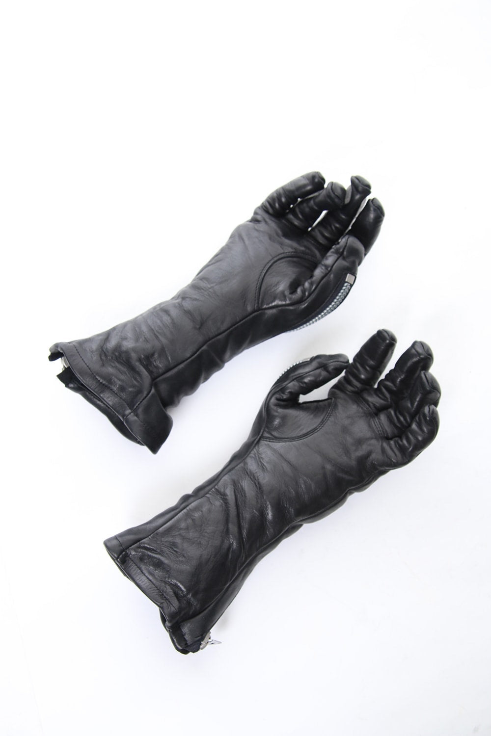 ホースレザー ジップ ロンググローブ
