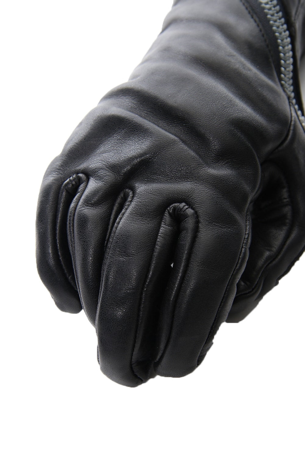 ホースレザー ジップ ロンググローブ
