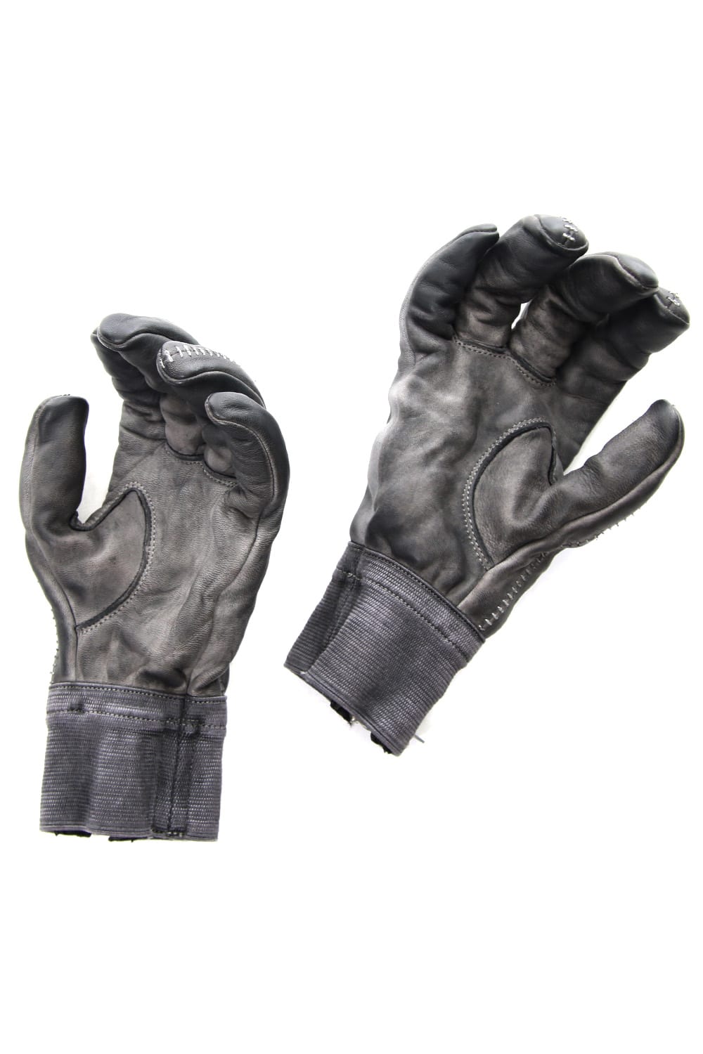 Horse leather cold dye over lock glove