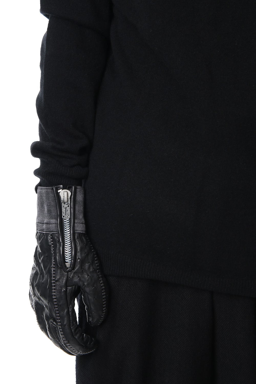 Fascinate Limited Ostrich leather over lock glove