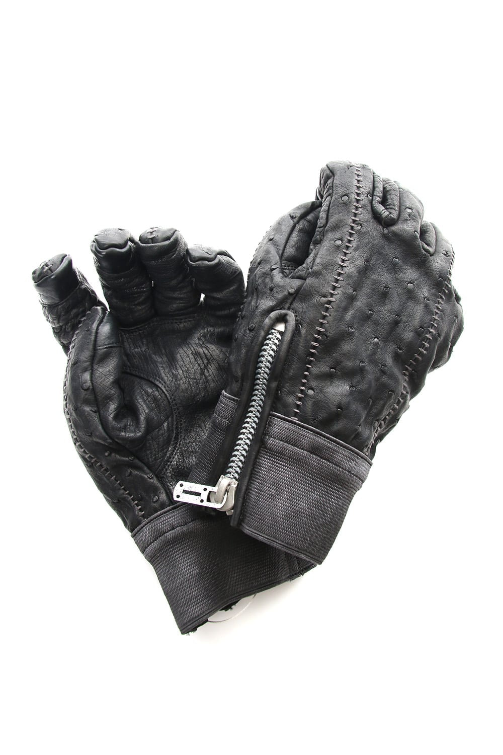 Fascinate Limited Ostrich leather over lock glove