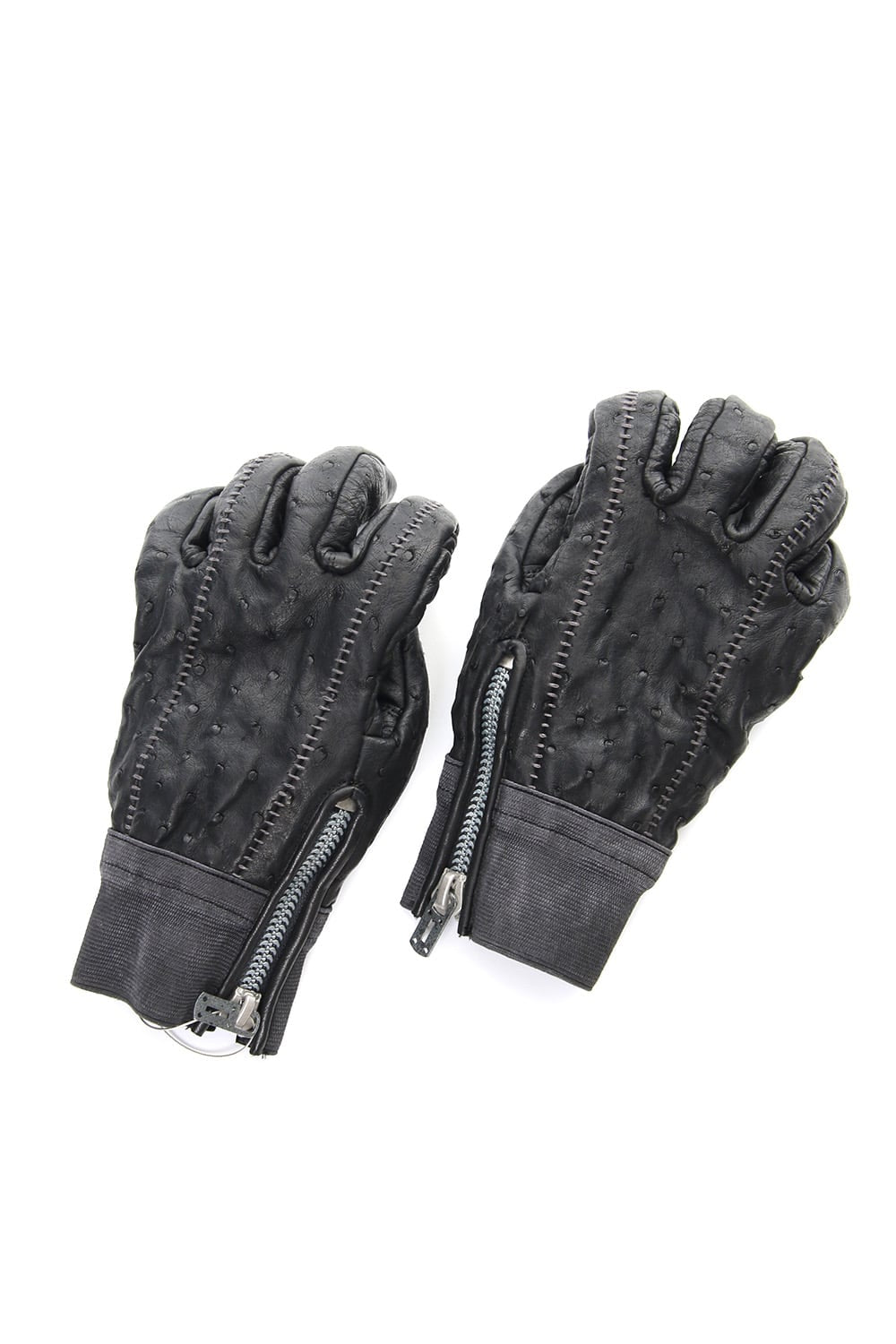 Fascinate Limited Ostrich leather over lock glove