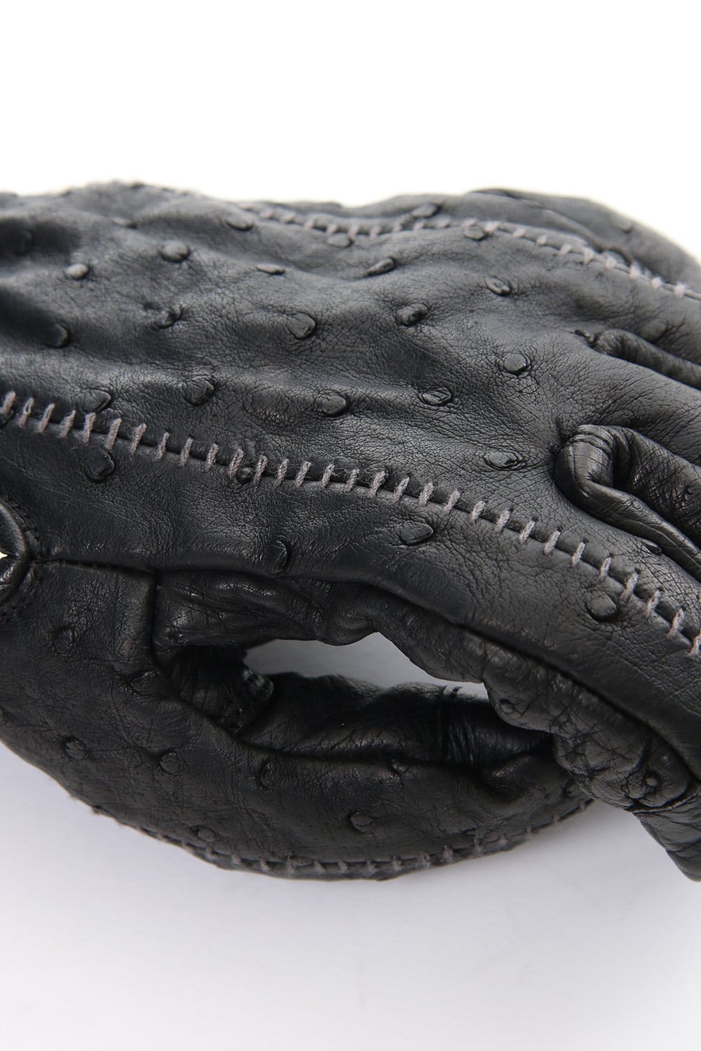 Fascinate Limited Ostrich leather over lock glove