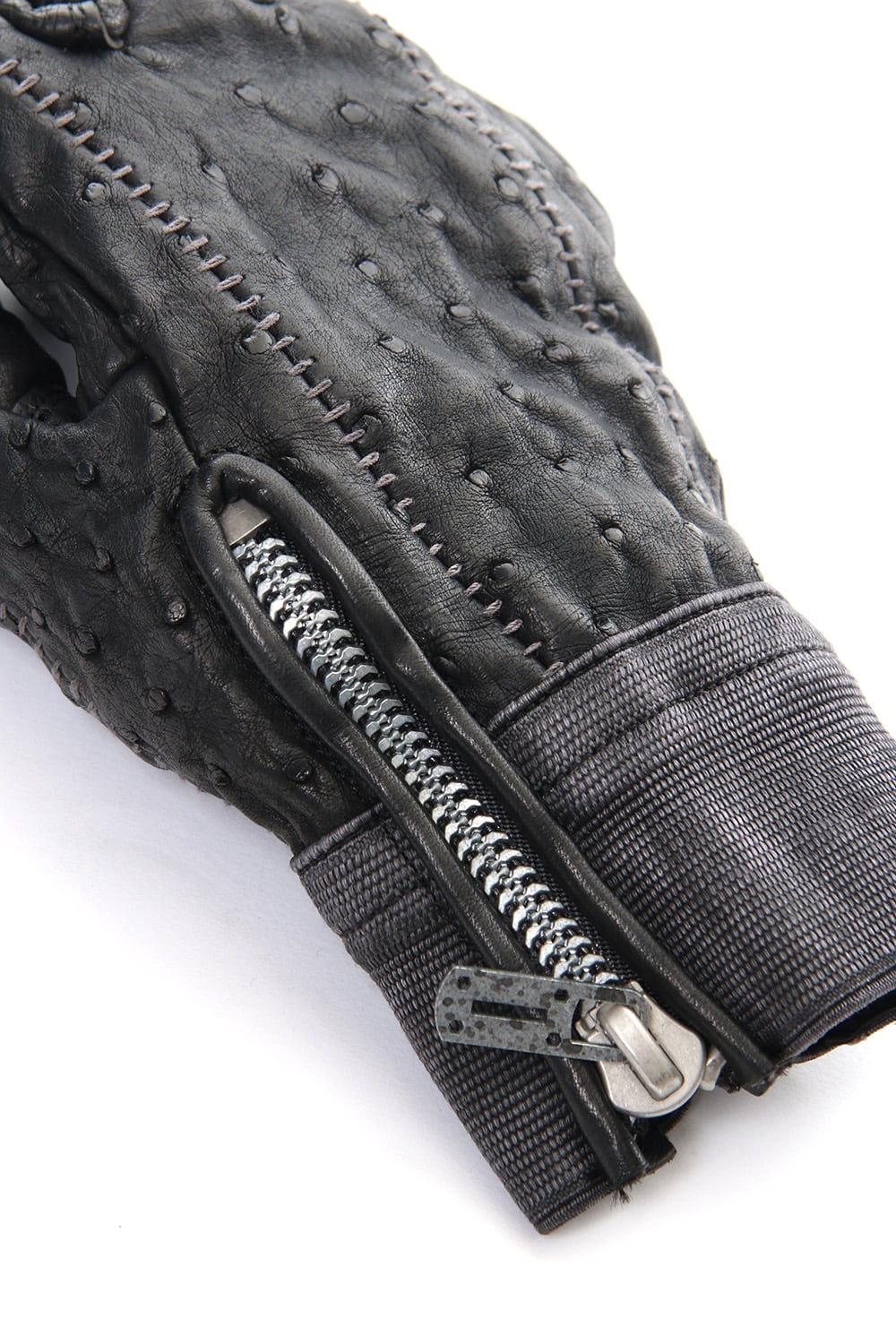 Fascinate Limited Ostrich leather over lock glove