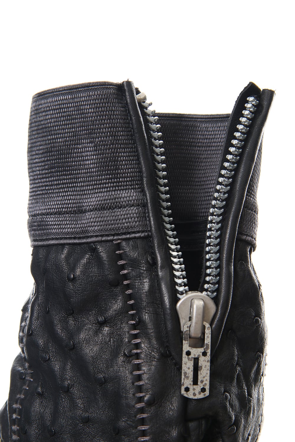 Fascinate Limited Ostrich leather over lock glove