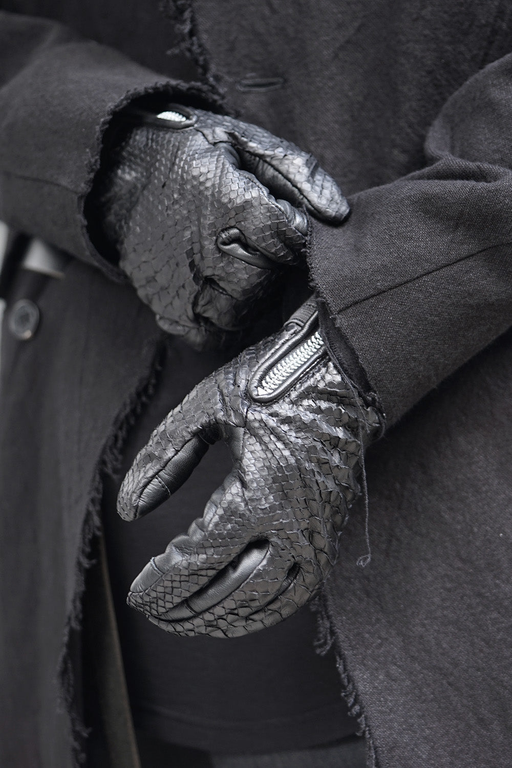 Python×Horse leather glove