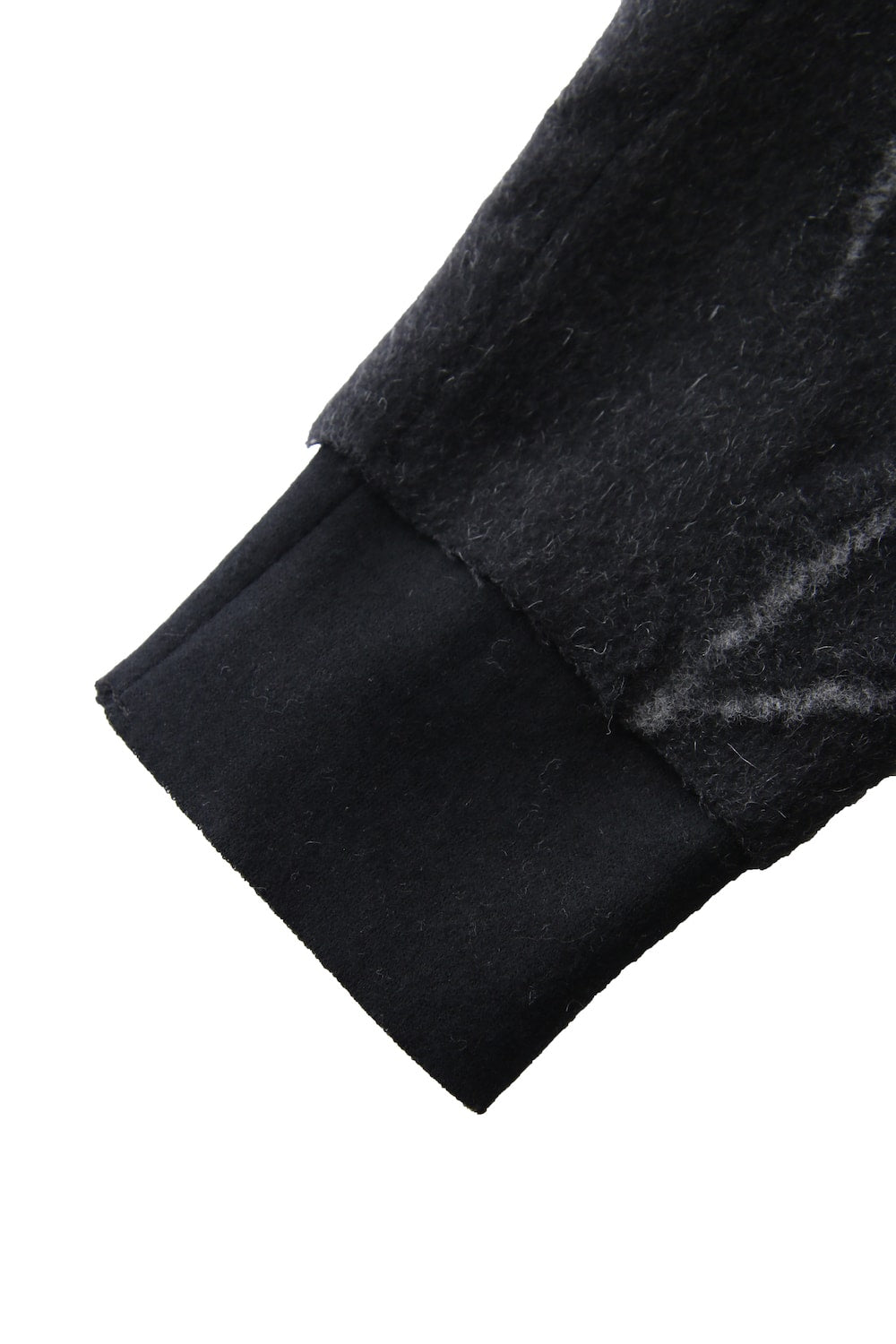Pure cashmere needle punch fingerless glove