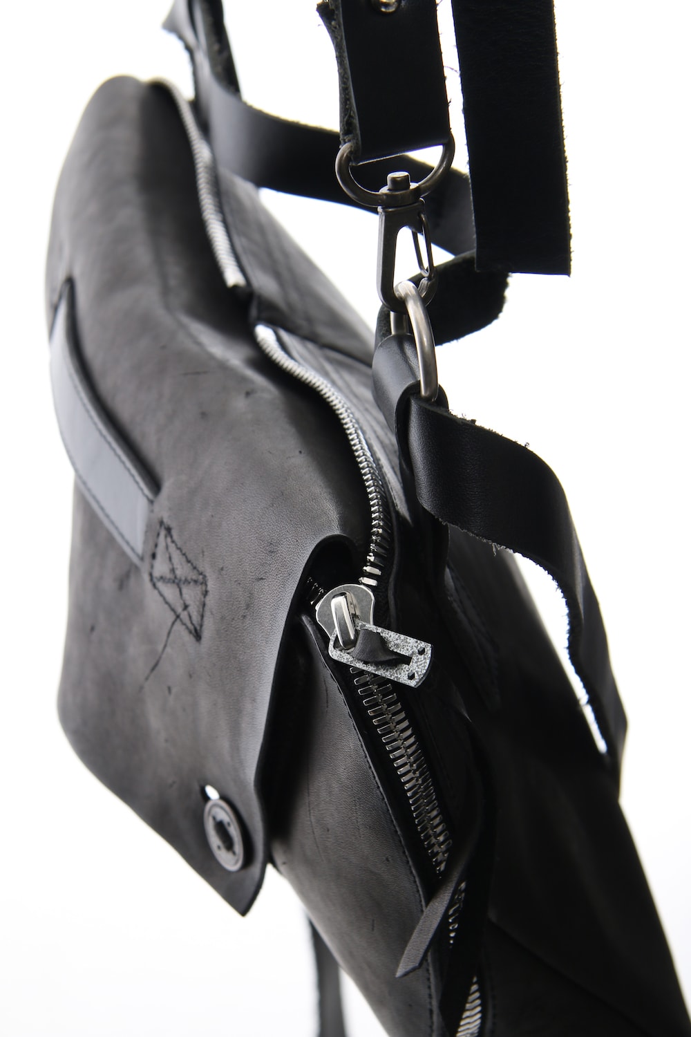 Horse leather harness bag