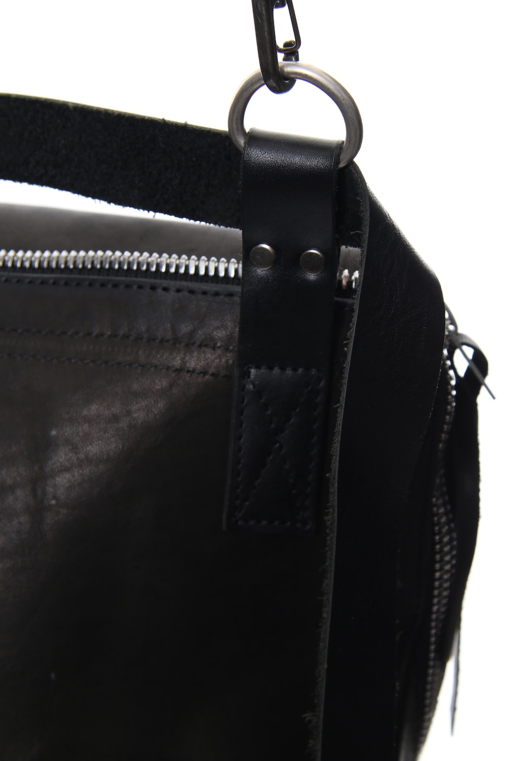 Horse leather harness bag