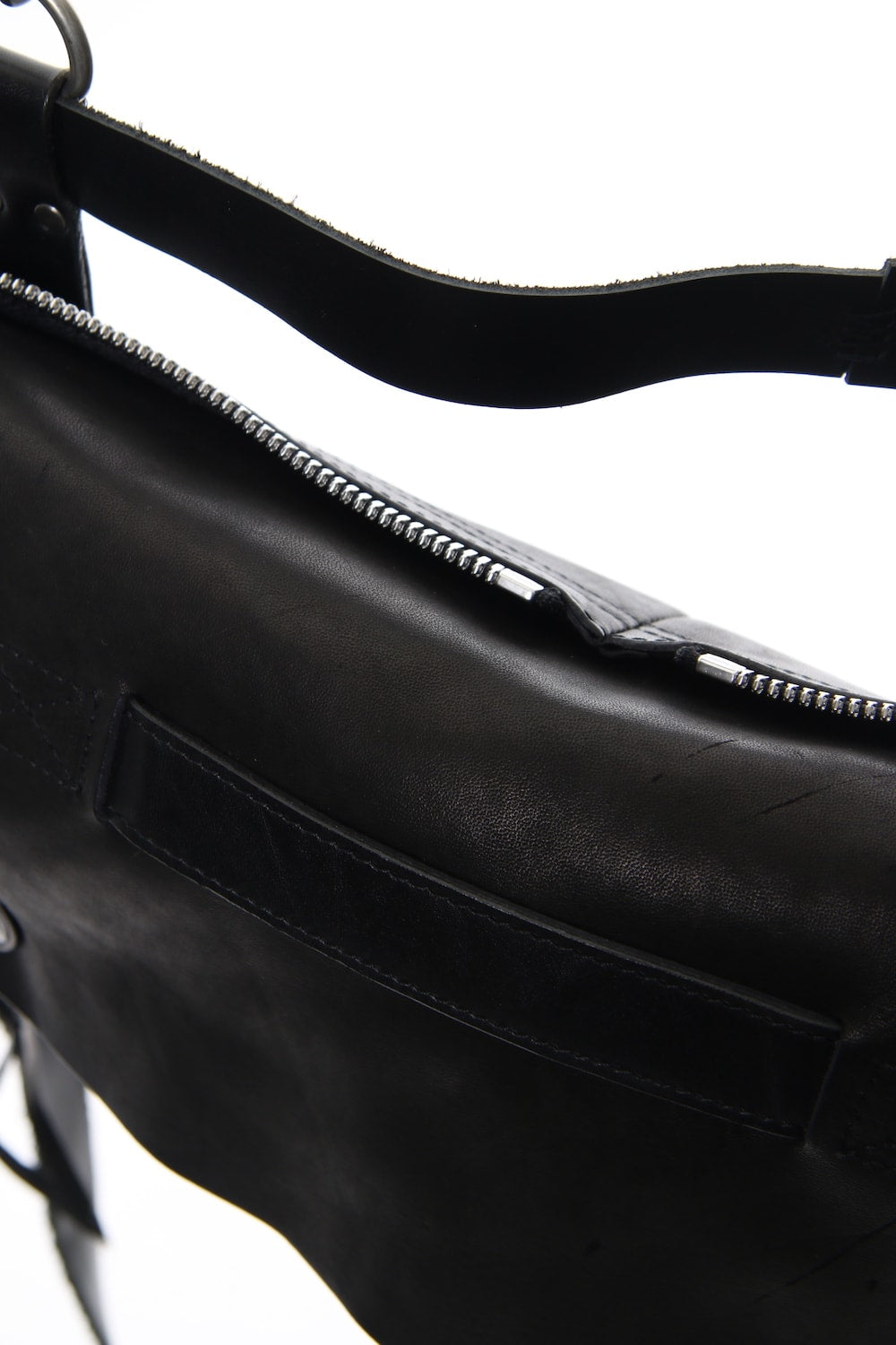 Horse leather harness bag