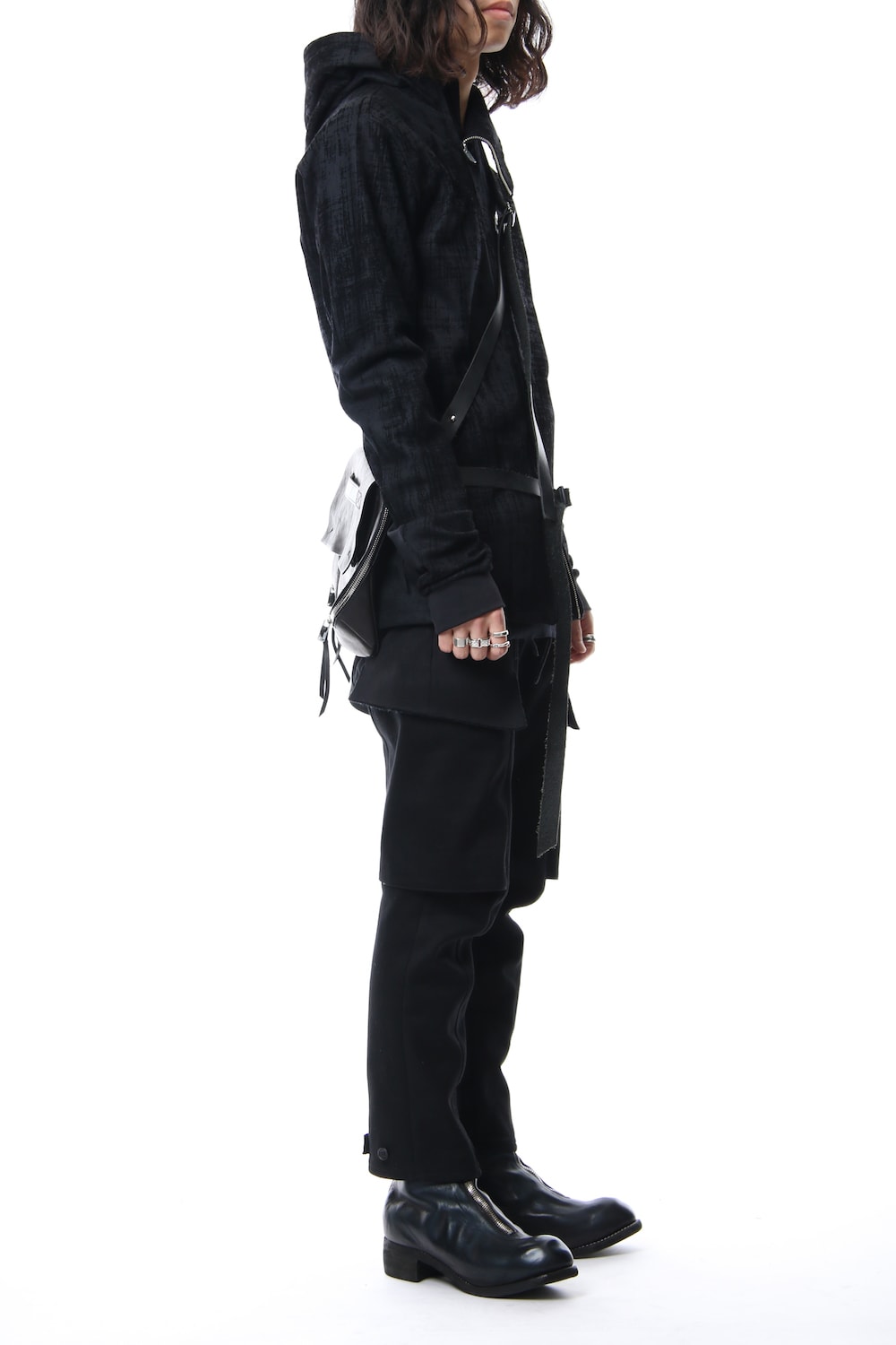 Horse leather harness bag