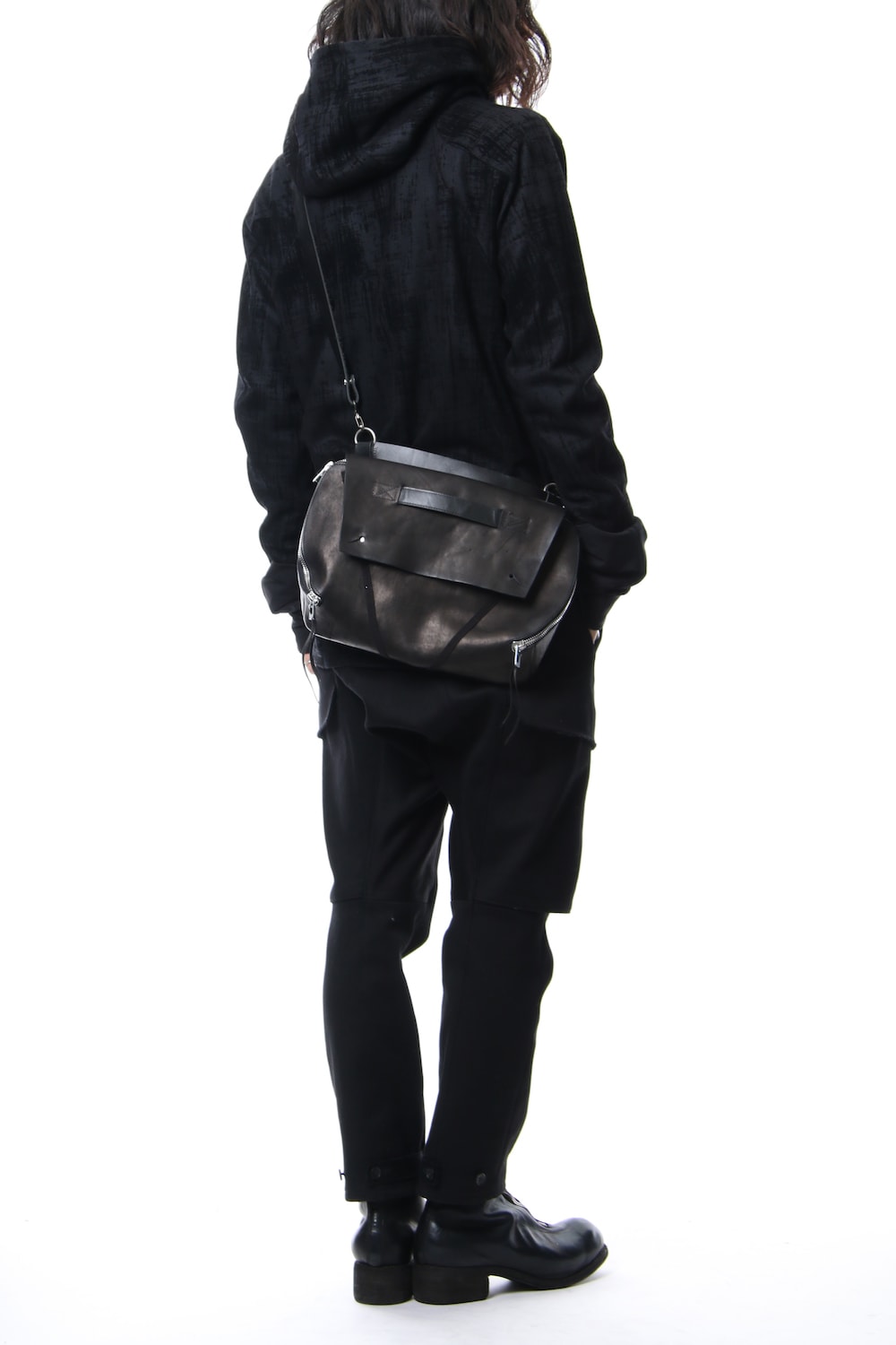 Horse leather harness bag