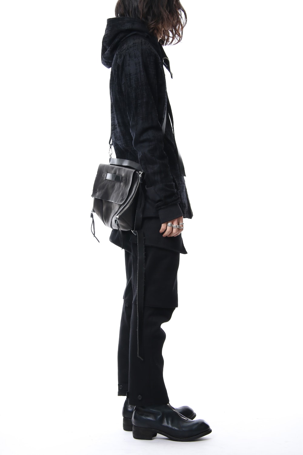 Horse leather harness bag