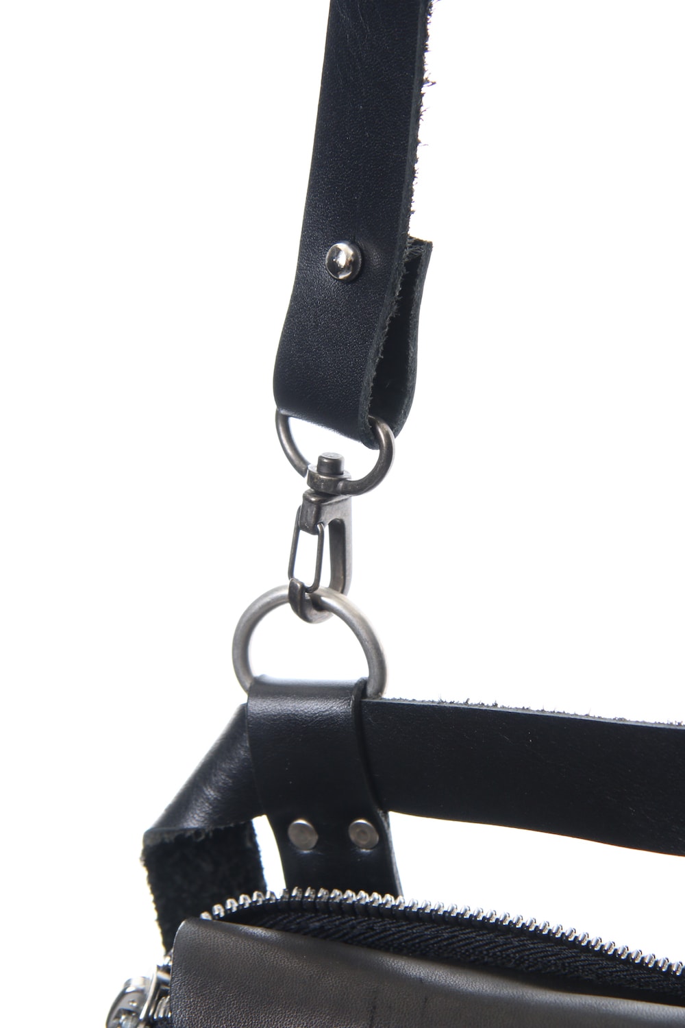 Horse leather harness bag