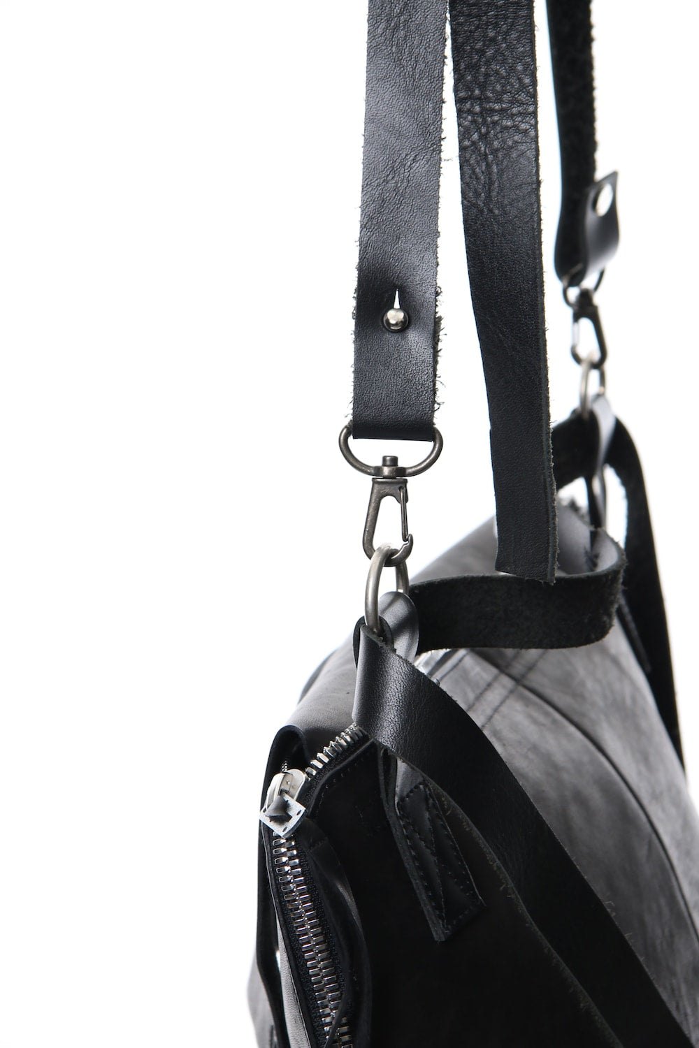 Horse leather harness bag