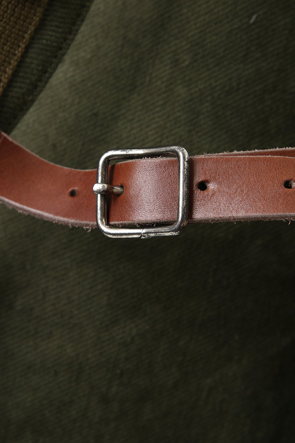 Jute x Cotton Military Twill Bag Attached Bag Pack Khaki