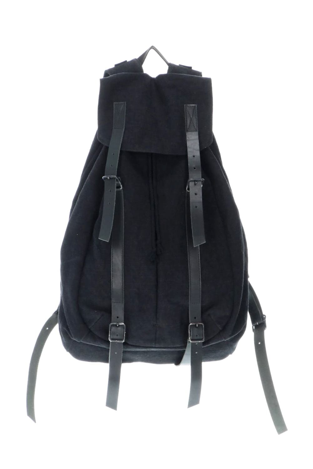 Jute x Cotton Military Twill Bag Attached Bag Pack Black