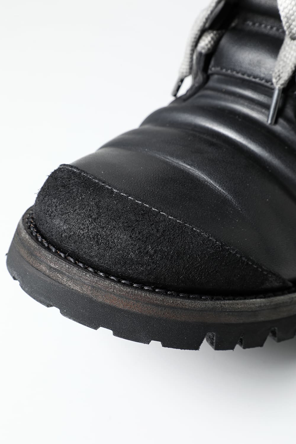 Horse Leathe Sneaker Derbyy Shoes Black