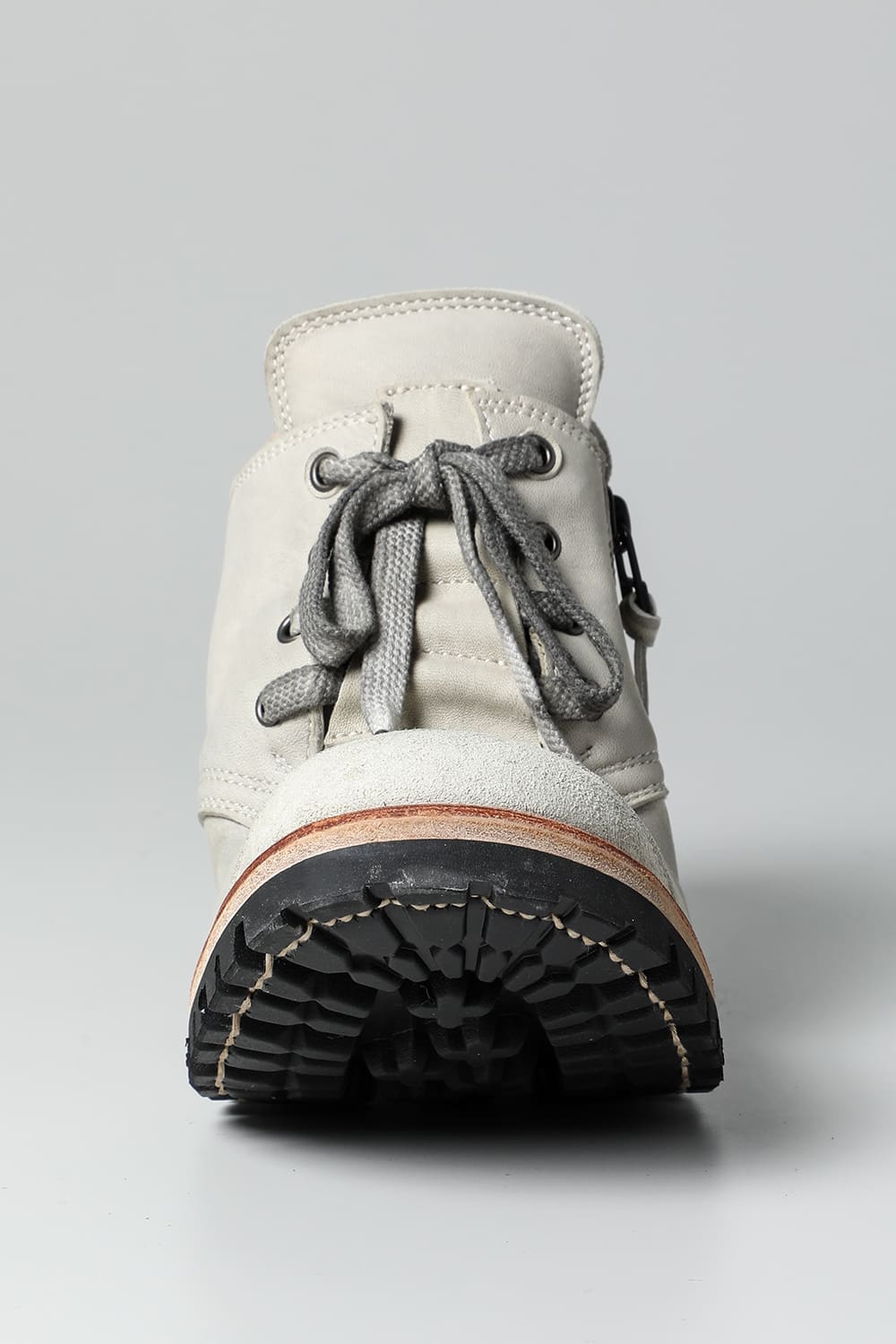 Horse Leathe Sneaker Derbyy Shoes Dusty White