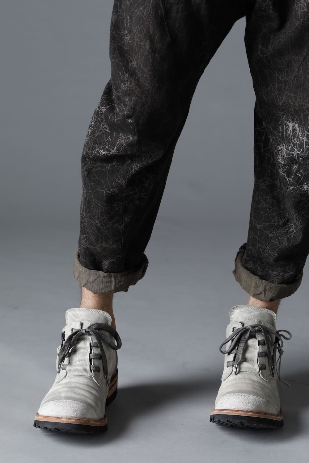 Horse Leathe Sneaker Derbyy Shoes Dusty Brown