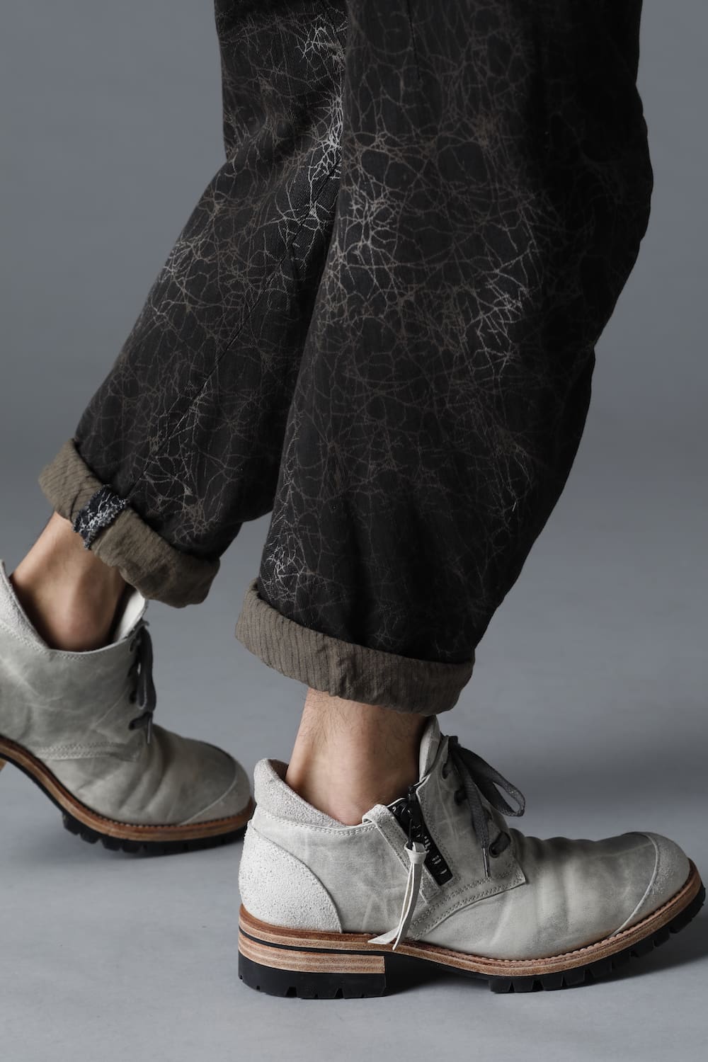 Horse Leathe Sneaker Derbyy Shoes Dusty Brown