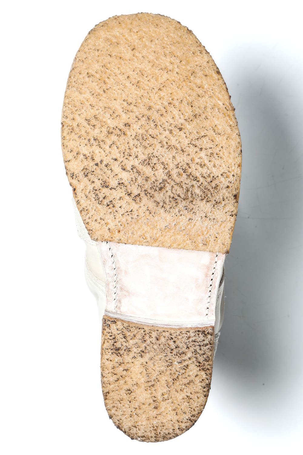 Horse Leather Ankle Boots   Bone White