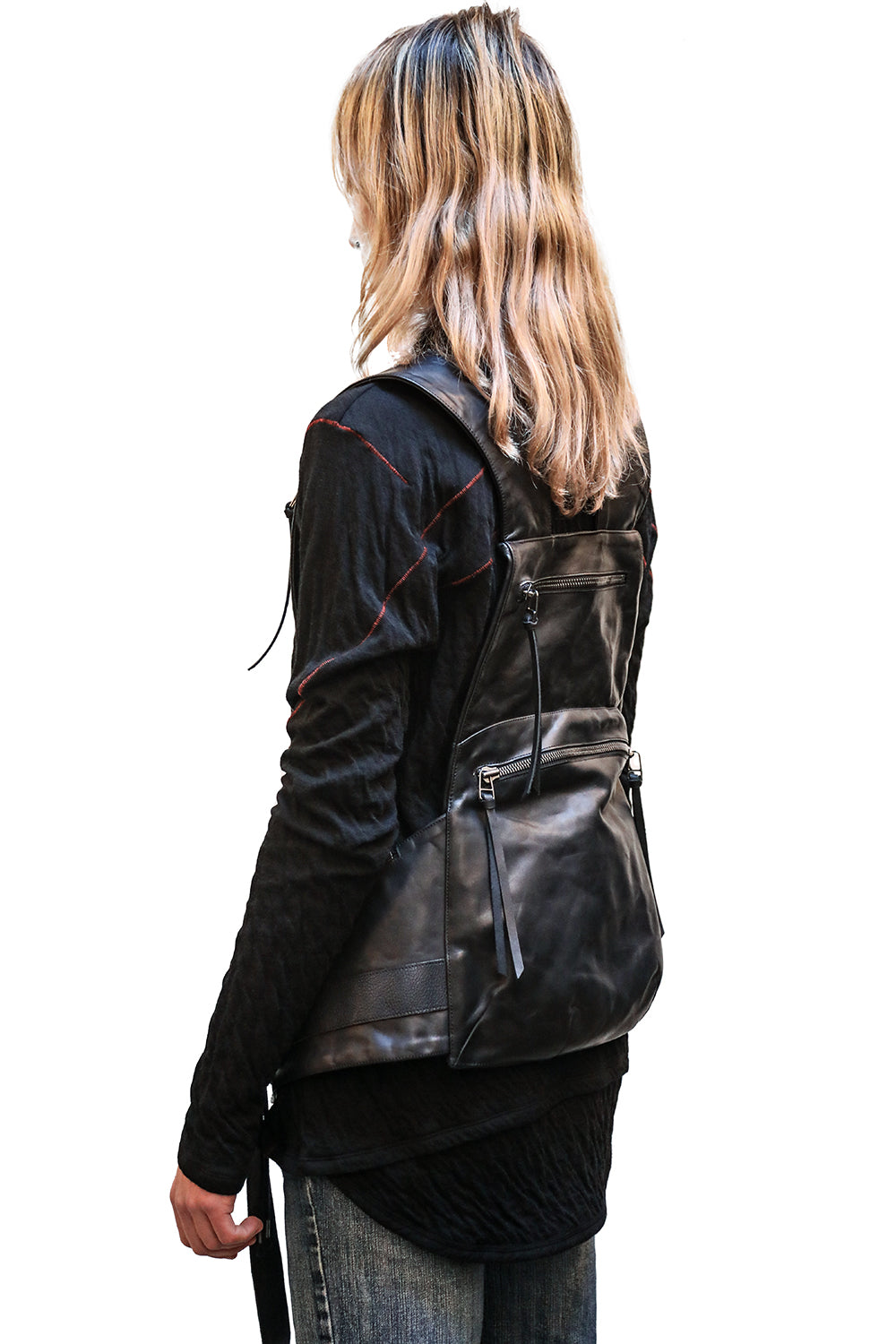 Horse Leather Vest Bag