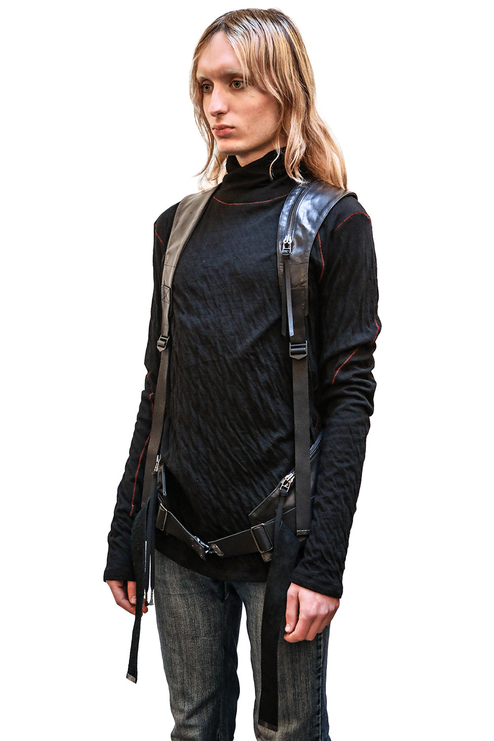 Horse Leather Vest Bag